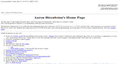 Desktop Screenshot of aaron.birenboim.com